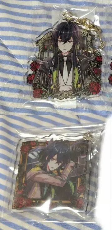 아쿠네코 악마 집사와 검은 고양이 바스틴 오타스케 키링 세트 판매