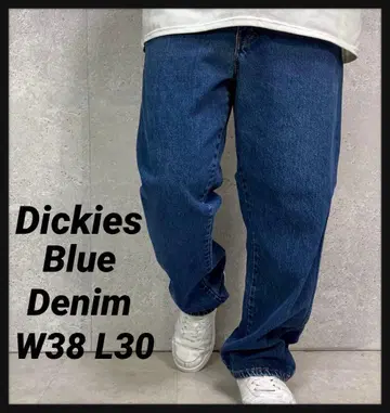 디키즈 블루 데님 청바지 빅사이즈 팬츠 W38 L30