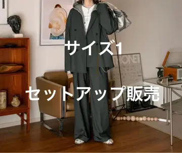 soerte 다크 그레이 셋업 사이즈 1