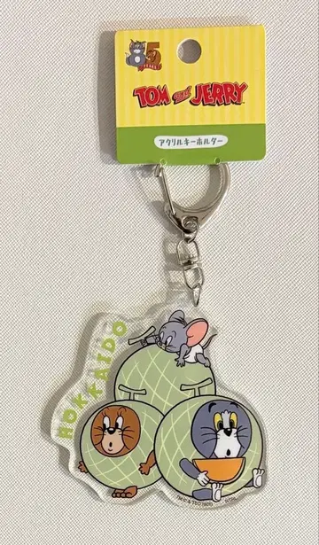 지역 한정 톰과 제리 홋카이도 한정 아크릴 키링 멜론
