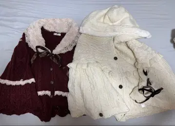 [2세트] 엑시즈팜 포에틱 니트 판초 M사이즈