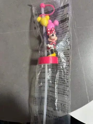 미니 마우스 스트로우 포함 피규어