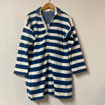 팔라스 팰리스 7부 기장 튜닉 사이즈 3 보더 남색 x 화이트