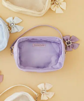 메종 드 플뢰르 클리어 파우치 M