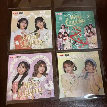 FRUITSZIPPER 오리지널 스티커 meiji 특전 4장 세트