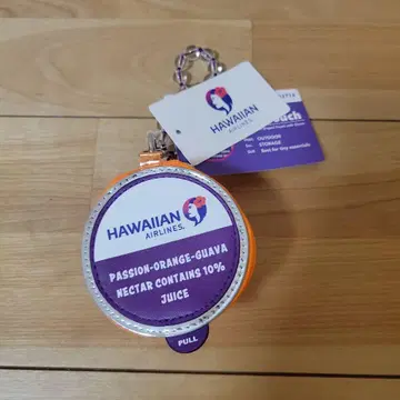 하와이안항공 타이니 파우치 콜라보 플라자 키링 키체인