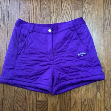 캘러웨이 여성용 퀼트 숏팬츠 L 퍼플