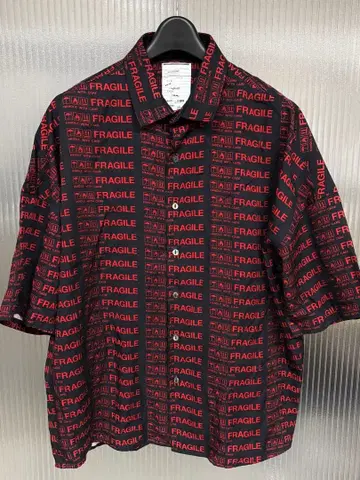 5000엔 할인 FRAGILE! 샤리프 SHAREEF 빅 실루엣 셔츠