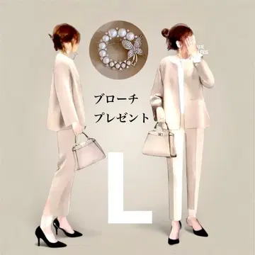 베이지 수트 셋업 L 사이즈 셋업