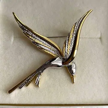 빈티지 새 브로치