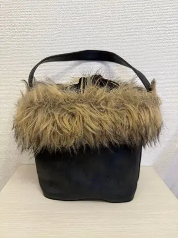 인조 모피 인조 가죽 숄더백