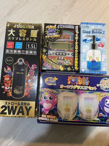 저글러 보틀 등 인형뽑기 경품 모음 4점