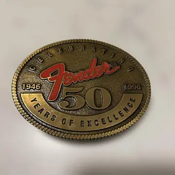 Fender 50주년 기념 버클 펜더 레어 레트로 빈티지