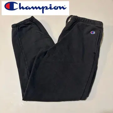 Champion 블랙 스웨트 팬츠 L 사이즈