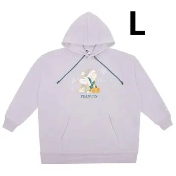 유니버셜 크리스마스 스누피 찰리 브라운 후드티 L