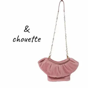 & chouette ( 앙슈에트 ) 2way 체인 프릴 퍼 백