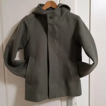 에디피스 후드 부착 올리브 자켓 M 사이즈