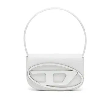 화이트 로고 핸드백