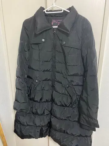 Jyunyu Boutique 블랙 퍼 후드 다운 자켓 9호