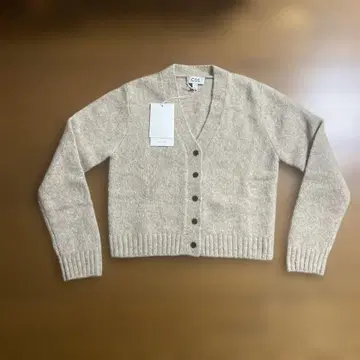 최종 가격 COS 알파카 혼방 베이지 V넥 가디건