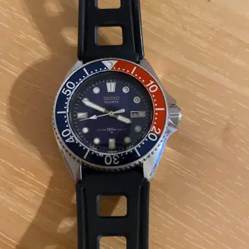 SEIKO 쿼츠 손목시계 150m 방수