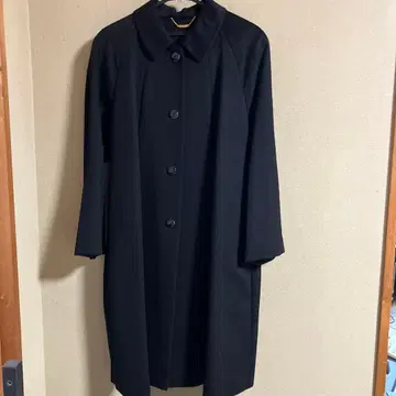 캐시미어 100% 블랙 롱 코트