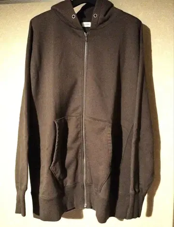 CIOTA 스핀 코튼 쭈리 풀 집업 후드티