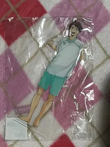 극락탕 하이큐!! 오이카와 토오루 BIG 아크릴 스탠드 목욕탕 ver.