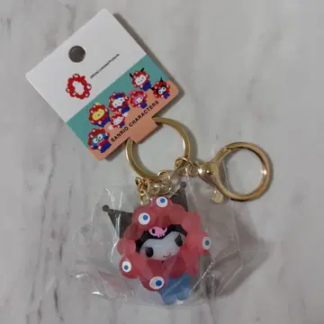 쿠로미 산리오 미야쿠미야쿠 클리어 컬러 마스코트 키링