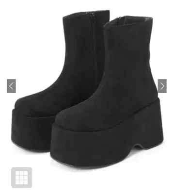 스웨이드 통굽 부츠[zr1140] 23.5