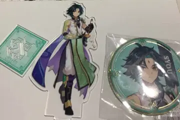 원신 스이파라 아크릴 스탠드 캔뱃지 코스터 4세트