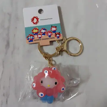 헬로 키티 산리오 미야쿠미야쿠 클리어 컬러 마스코트 키링