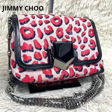 레어템 JIMMY CHOO 숄더백 로켓 쁘띠 레오파드 무늬