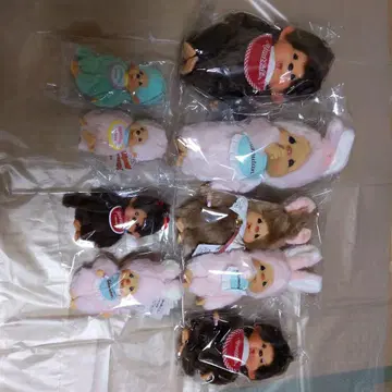 [새상품] 몽치치 침탄 봉제 인형 등 9체 세트