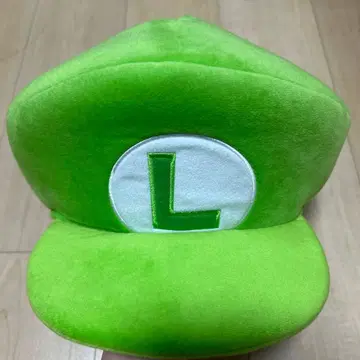 루이지 모자 그린 컬러 L 마크