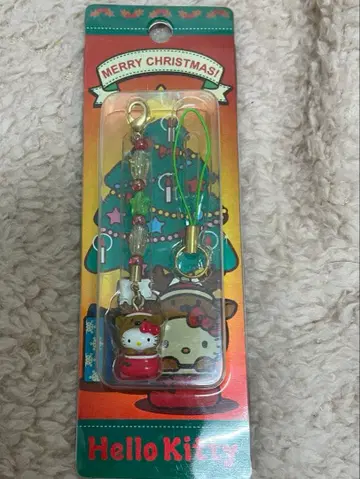 레어! 헬로키티 크리스마스 루돌프 숏 스트랩