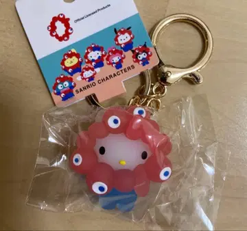 산리오 미야쿠미야쿠 클리어 키링 헬로키티
