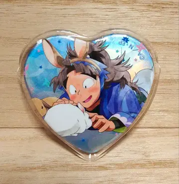 [레어] 닌타마 란타로 난자 한정판 하트 캔뱃지 타케야 하치자에몬