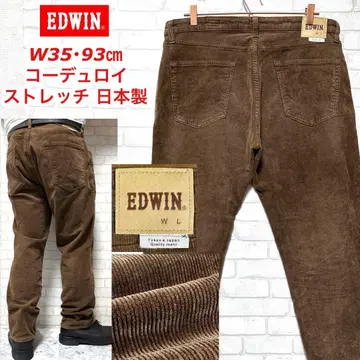 EDWIN 스트레치 코듀로이 팬츠 일본제 워시 가공 워크 팬츠