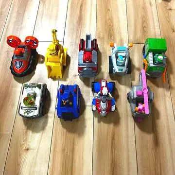 퍼피 구조대 베이직 비클 9대 세트