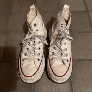 컨버스 올스타 화이트 하이컷