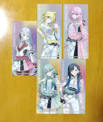 프로세카 애니메이트 5주년 페어 혜택 클리어 책갈피