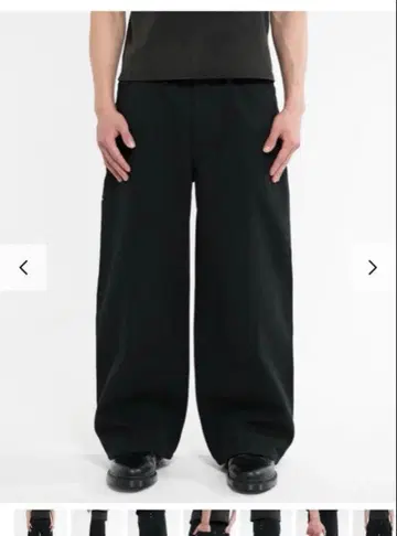 asapmode 스택드 캔버스 와이드 레그 팬츠XL