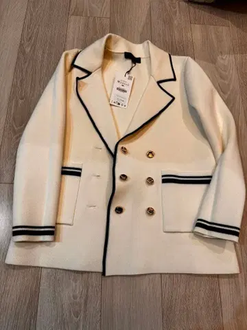 미사용 새상품 택 포함 ZARA 테일러드 자켓 가디건 M