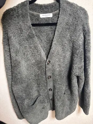 젤라또피케옴 가디건 L 사이즈 카키 정가 9000엔