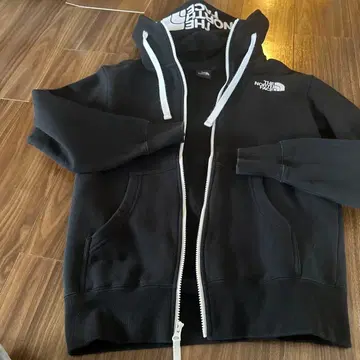 THE NORTH FACE 풀 집업 후드티 블랙 S