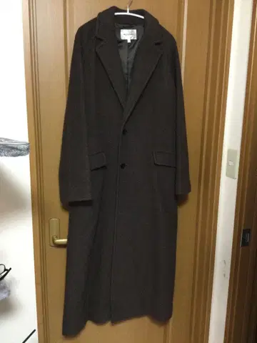 MOUSSY 다크 브라운 롱 코트 M