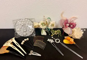 일본 의류 비녀 머리 장식 액세서리 어레인지 세트 다양한 디자인 펄