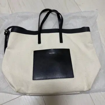 YAHKI 아이보리 블랙 2WAY 백