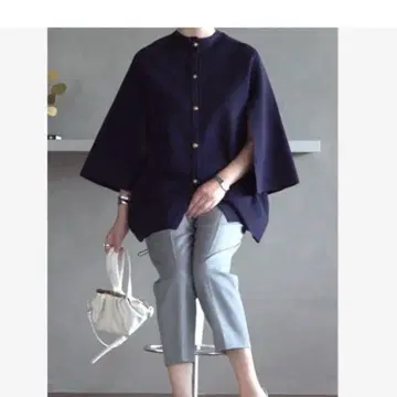 O 와우 노 오아노 케이프 가디건 ML 사이즈 네이비